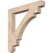 Ekena Millwork Merced Craftsman Smooth Bracket, Douglas Fir, 5 1/2"W x 46"D x 46"H BKT06X46X46MRC04SDF - alternate 1